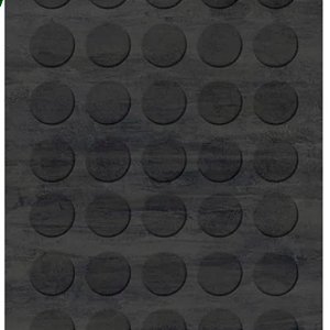 Tapa Furo Adesivo PVC Trama Carbono 12mm 50 Unidades Duratex