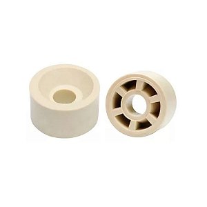 Suporte Prateleira Redondo Plástico Marrom 10x15mm Metalfixe