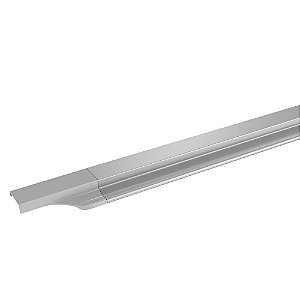 Puxador em Alumínio 20mm 6mt RM-409 Facetado Safira Natural Rometal