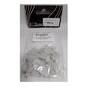 Kit 20 unidades Ponteira para Difusor Embutido de Alumínio - Led Line