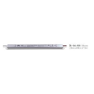 Fonte Slim Conversor Fonte Fita Led 12V 3A FE3S Led Line