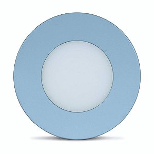 Luminária Point Kids Circular 1,5w Bivolt Azul 6000k Ledline