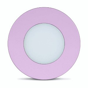 Luminária Point Kids Circular 1,5w Bivolt Lilas 6000k Ledline