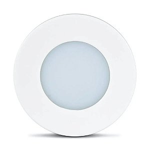 Luminária Point Circular 1,5w Bivolt Branco Frio 6000k Ledline