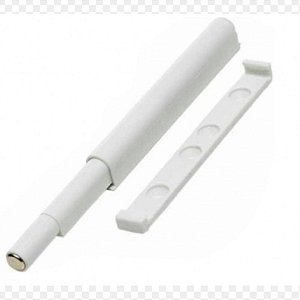 Pulsador Magnético Sobrepor Branco Renna - Fecho Tip-On para Móveis