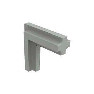 Conector 45 Graus Natural Link (08 Unidades) Rometal