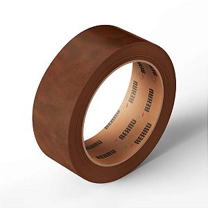 Fita de Borda PVC Couro Camelo Arauco 64mm - Rolo de 20 Metros