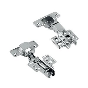 Dobradiça para Móveis com Pistão Reta Calço Fixo - FGTN 2 TEN