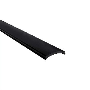 Difusor Baixo 3mt Perfiled Preto DF 002 Rometal