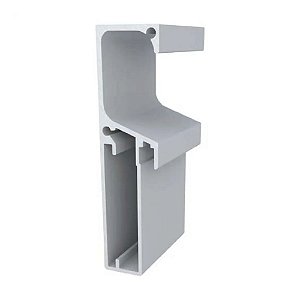 Puxador em Alumínio 6mt Fosco Para Visdro RM-179 Rometal