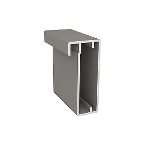 Perfil Montante 6mt Champanhe Claro Para Vidro Rm 059 Rometal