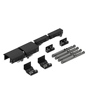 Kit Dominus 2 Portas Pesado 50 a 80 kg Titânio Rometal