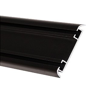 Trilho Inferior Duplo 3027 Alumínio Anodizado 2m Portas de 15 a 20mm RFC