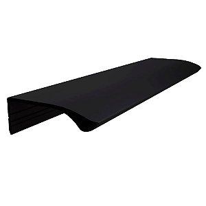 Puxador Luna Sobrepor RM-414 100mm Preto Fosco - Rometal