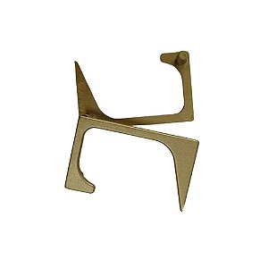 Ponteira Vazada (par) 179 Dourado Fosco – Rometal