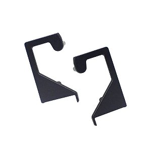 Ponteira Perfil Vazado PE-336 Preto de 15 Mm - Rometal