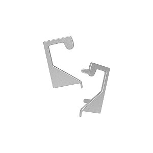 Ponteira Perfil Vazado (par) PE-336 Fosco 15mm - Rometal