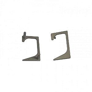 Ponteira Perfil (par) Vazada PE-179 Champagne 1001-Bronze - Rometal