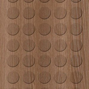 Tapa Furo Adesivo PVC Gengibre 12mm 40 Unidades Berneck