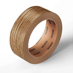 Fita de Borda PVC Louro Freijó 65mm Rolo de 20m Rehau
