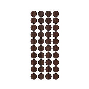 Tapa Furo Adesivo Malaga Greenplac 12mm Cartela 40 unid Jfex