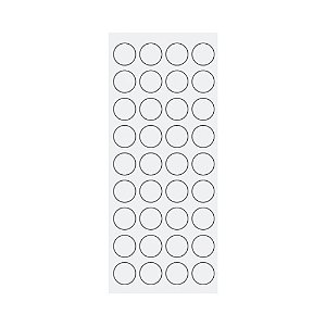 Tapa Furo Adesivo Nevari Portinari Greenplac 12mm Cartela 40 unid Jfex