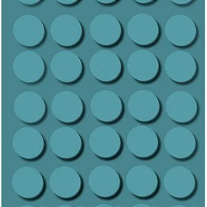 Tapa Furo Adesivo PVC Azul Astral 12mm 40 Unidades Duratex