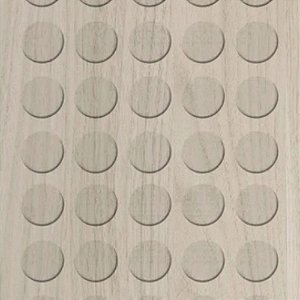 Tapa Furo Adesivo Noce Mare 12mm 40 Unidades Duratex