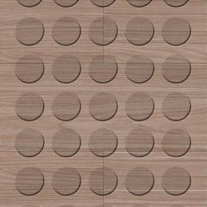 Tapa Furo Adesivo Nogueira Thar 12mm 40 Unidades Duratex