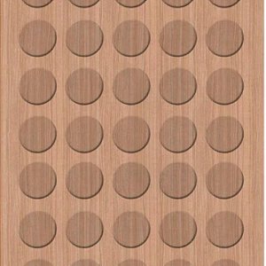 Tapa Furo Adesivo Carvalho Batur 12mm 50 Unidades Duratex