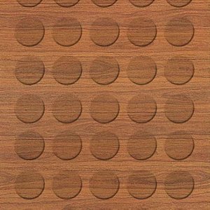 Tapa Furo Adesivo Cumaru Raiz 12mm 40 Unidades Duratex