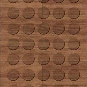 Tapa Furo Adesivo Freijó Puro 12mm 40 Unidades Duratex