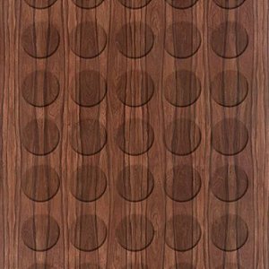 Tapa Furo Adesivo Pau Ferro 12mm 40 Unidades Duratex