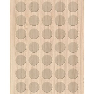 Tapa Furo Adesivo Carvalho Lir 12mm 40 Unidades Duratex