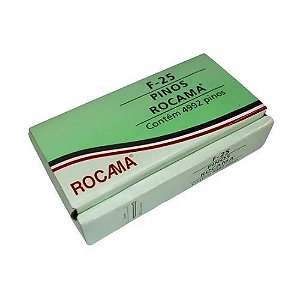 Pino F-25 P/ Pinador Pneumatico (caixa C/ 4992 Pinos) Rocama