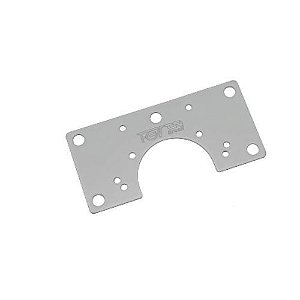 Kit 2 Placas de Reparo Dobradiça e Calço FGVTN