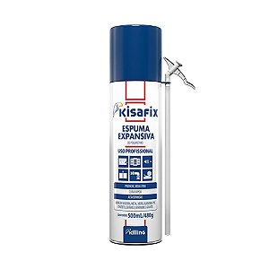 Espuma Expansiva Aerosol de PU 480gr/500ml Kisafix