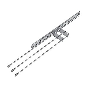 PORTA PANOS TTS40/104 CROMADO 3 HASTES FGVTN