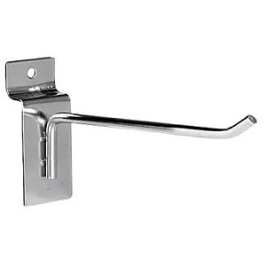 Gancho Expositor 15cm Cromado Para Painel Canaletado Alfani