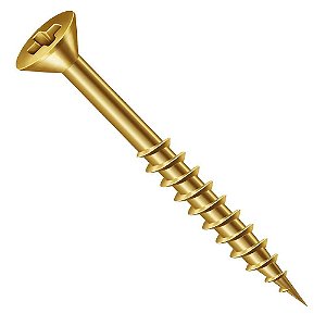 Parafuso Cabeça Chata Philips 6x60mm Bicromatizado 100un Ciser