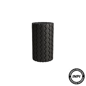 Puxador Zigrinato IL1780 18X30 Ponto Preto Italy Line