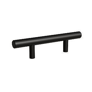 Puxador Primus IL-814 64mm Inox Preto-202 Italy Line
