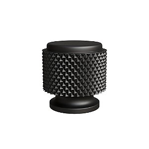 Puxador Zigrinato IL-1580 Ponto 25x28 Preto Italy Line
