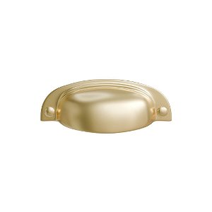 Puxador Concha Vivaro IL-115 64mm Dourado Fosco Italy Line