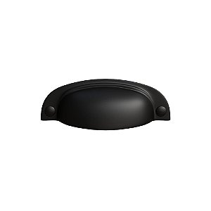 Puxador Concha Vivaro IL-115 64mm Preto Italy Line