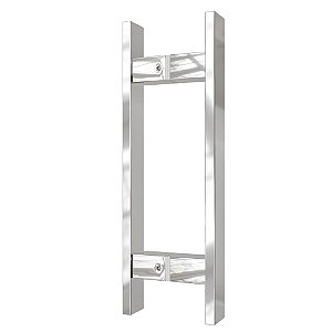 Puxador Para Portas Duplo DF933 300MM Inox 202 Escovado- Italyline