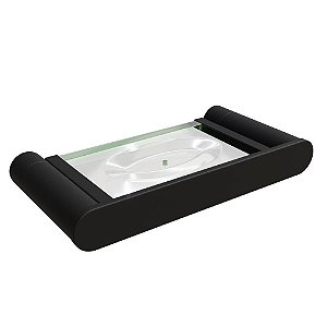 Porta Sabonete Black Preto Italy Line