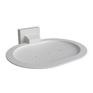 Porta Sabonete Eterna White Italy line