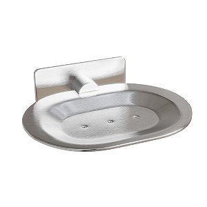 Porta Sabonete Aço Inox Escovado Italy Line Delia