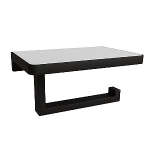 Papeleira Eterna Suporte Inox Black Italy Line